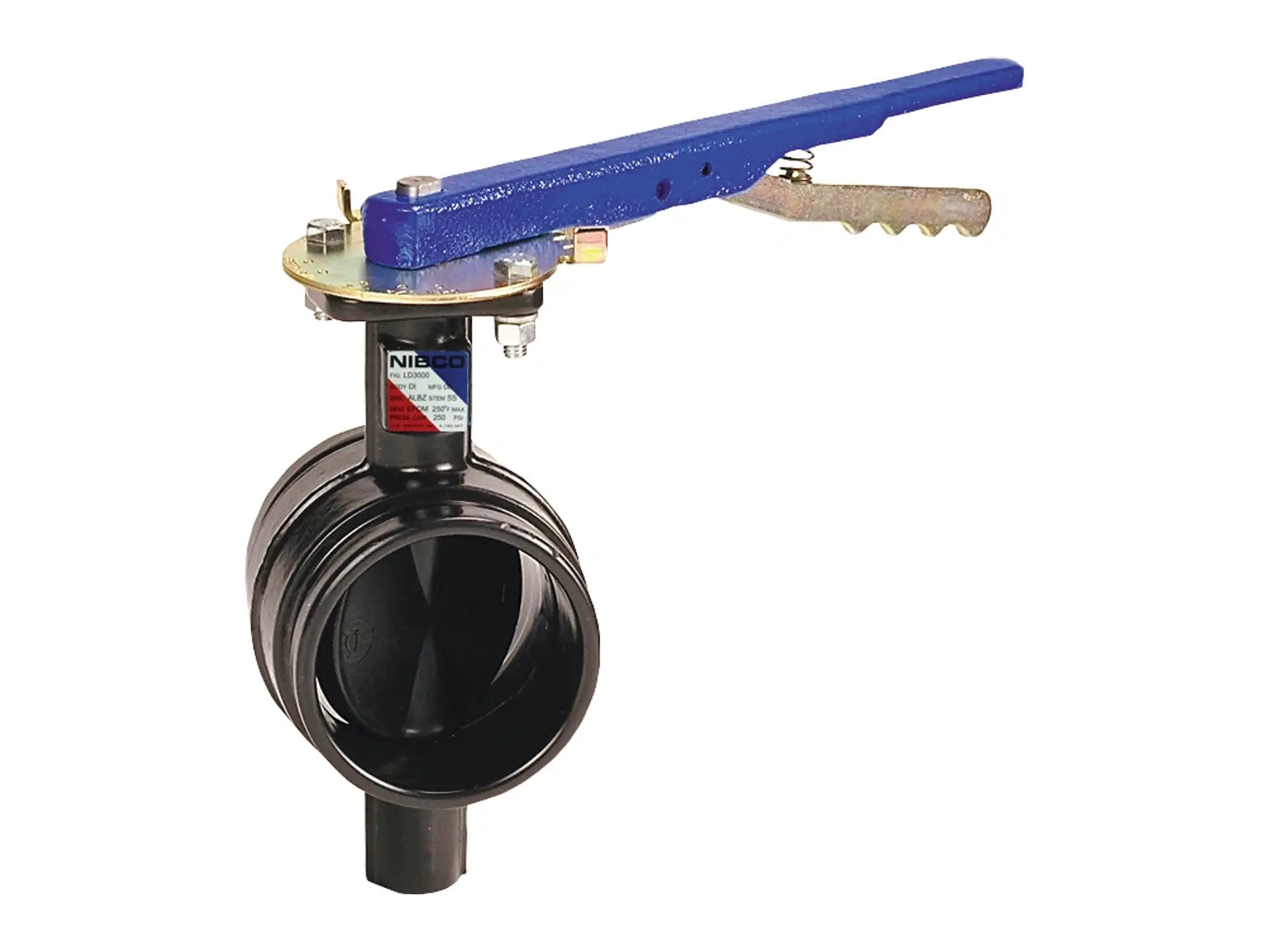 NIBCO NLK720M, 10 in. Butterfly Valve Ductile Iron, Grooved, 300 PSI GD-4775-5