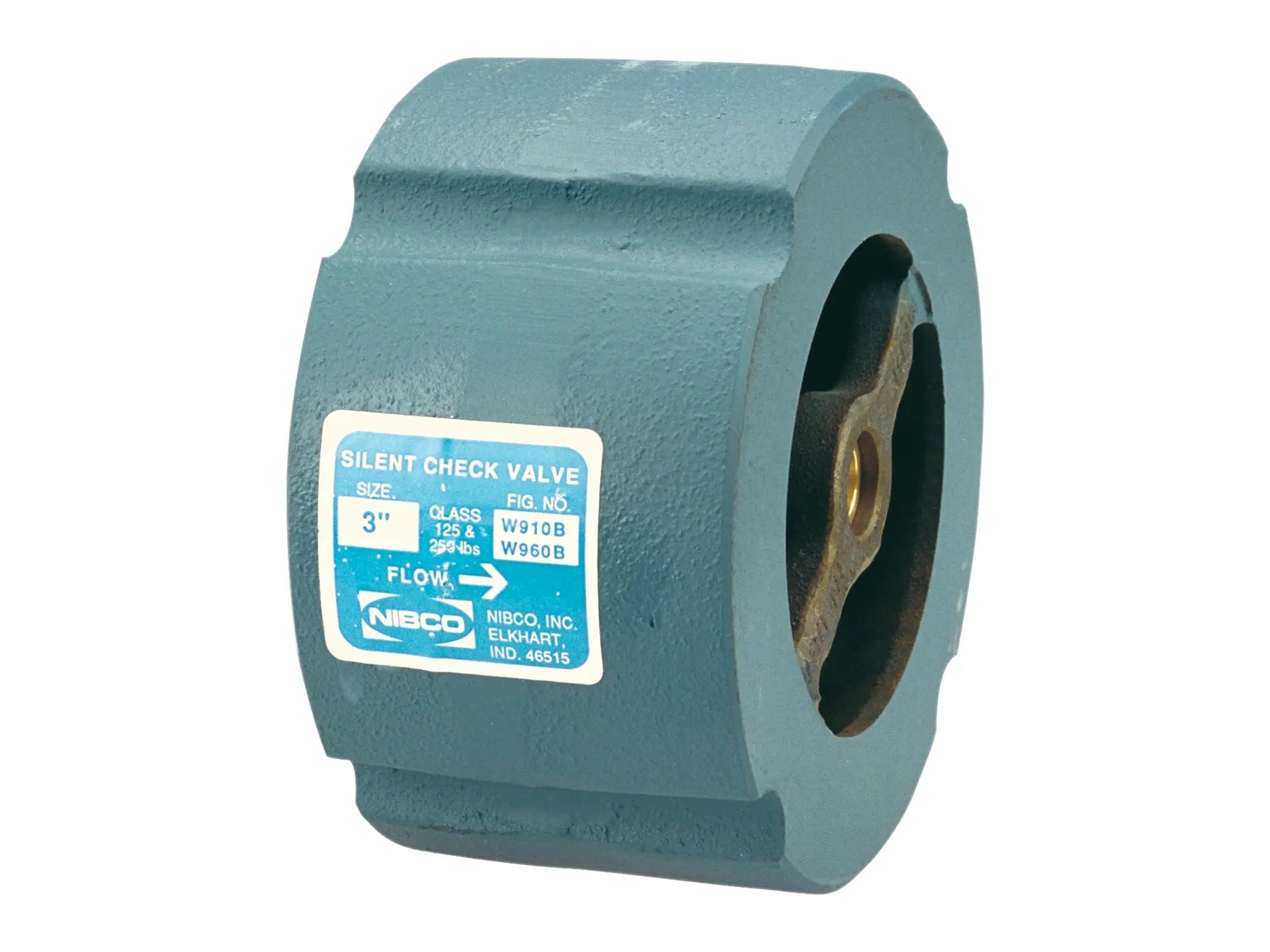 NIBCO NLN150J, 5 in. Check Valve Class 125, Iron Body, Stainless Steel Trim W-910-SS