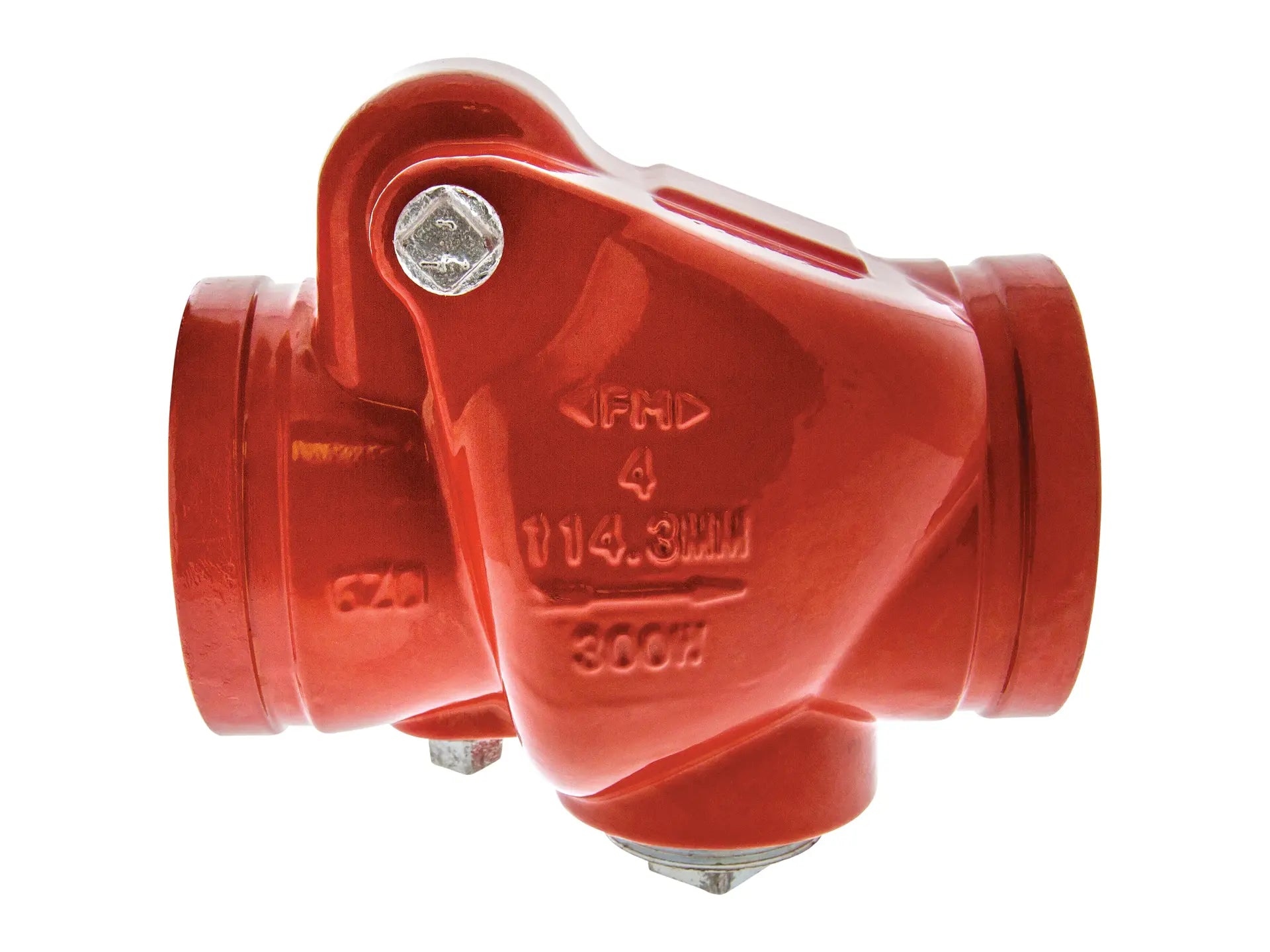 NIBCO NLN305J, 5 in. Check Valve Grooved Iron G997