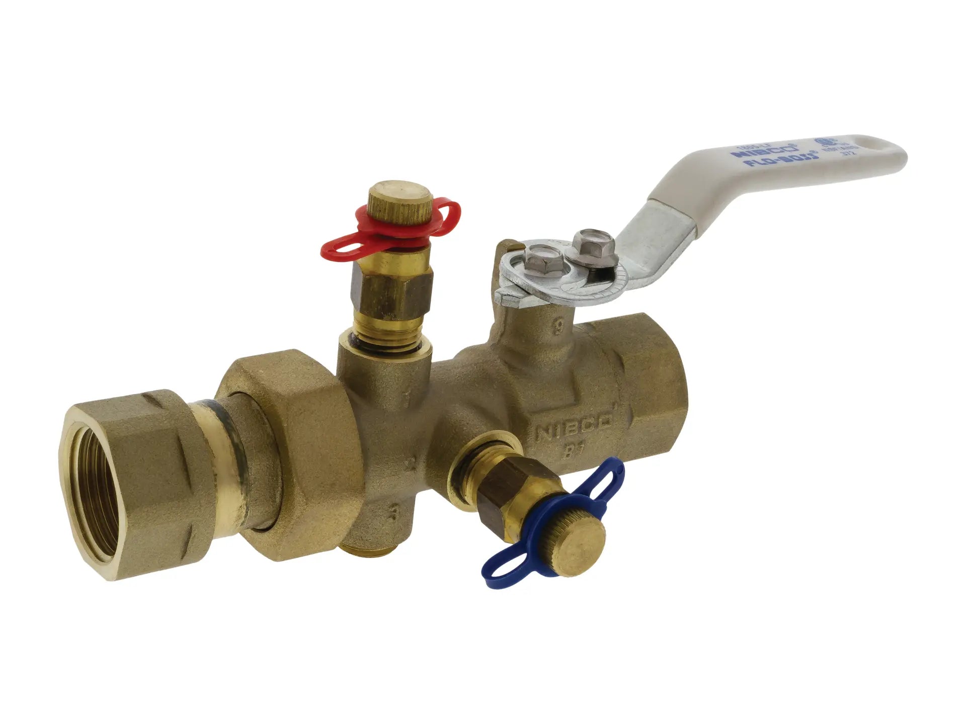 NIBCO NMFS226A66, 1/2in. Balancing Valve Manual, Lead Free Brass, FPT Body x FPT Tailpiece