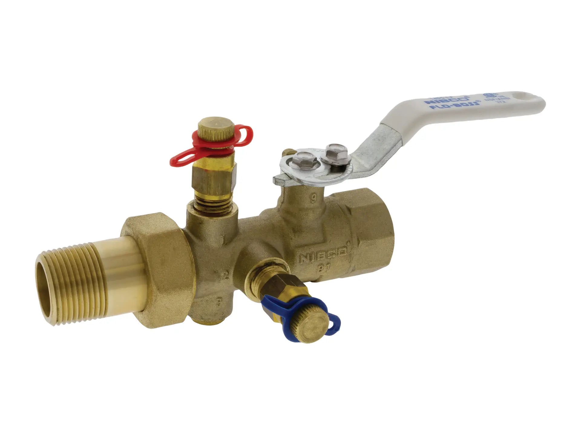 NIBCO NMFS23CACB, 1-1/4in. Balancing Valve Manual, Lead Free Brass, FPT Body x MPT Tailpiece