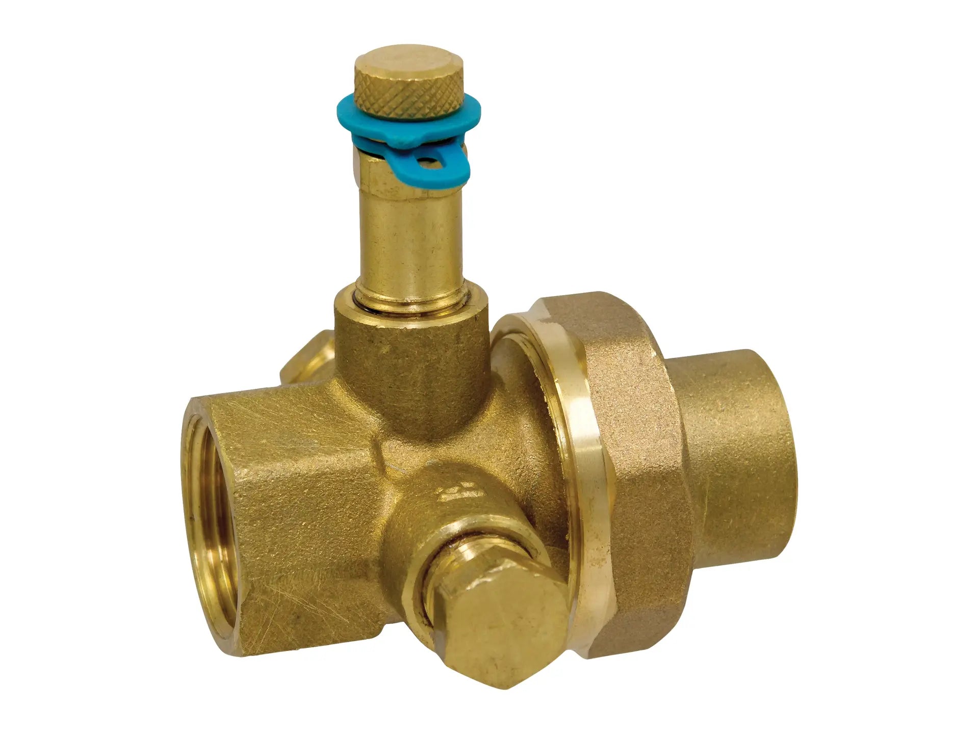 NIBCO NMU21RCB, 1-1/2 in. x 1-1/4 in. Union w/Test Port FPT Body X Solder Tailpiece TS-1800R