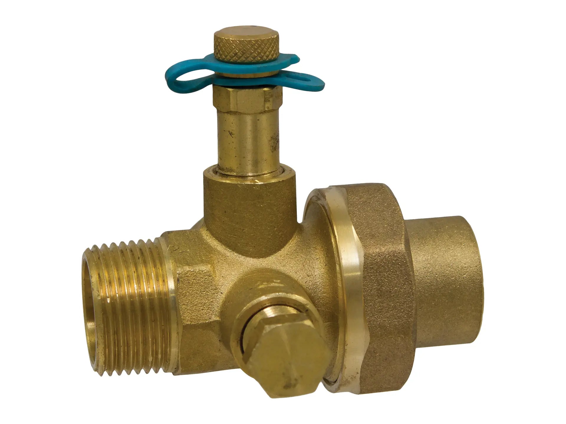 NIBCO NMU31RB8, 1-1/4 in. x 3/4 in. Union w/Test Port MPT Body X Solder Tailpiece MTS-1800R