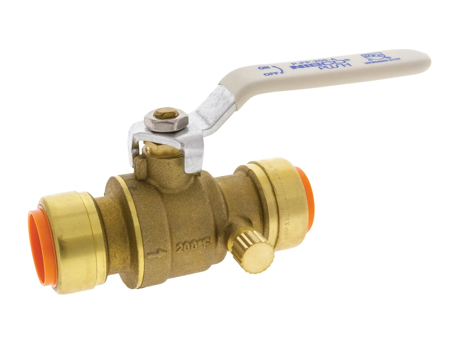 NIBCO NN998HD8W, 3/4 in. Ball Valve with Drain Lead-Free