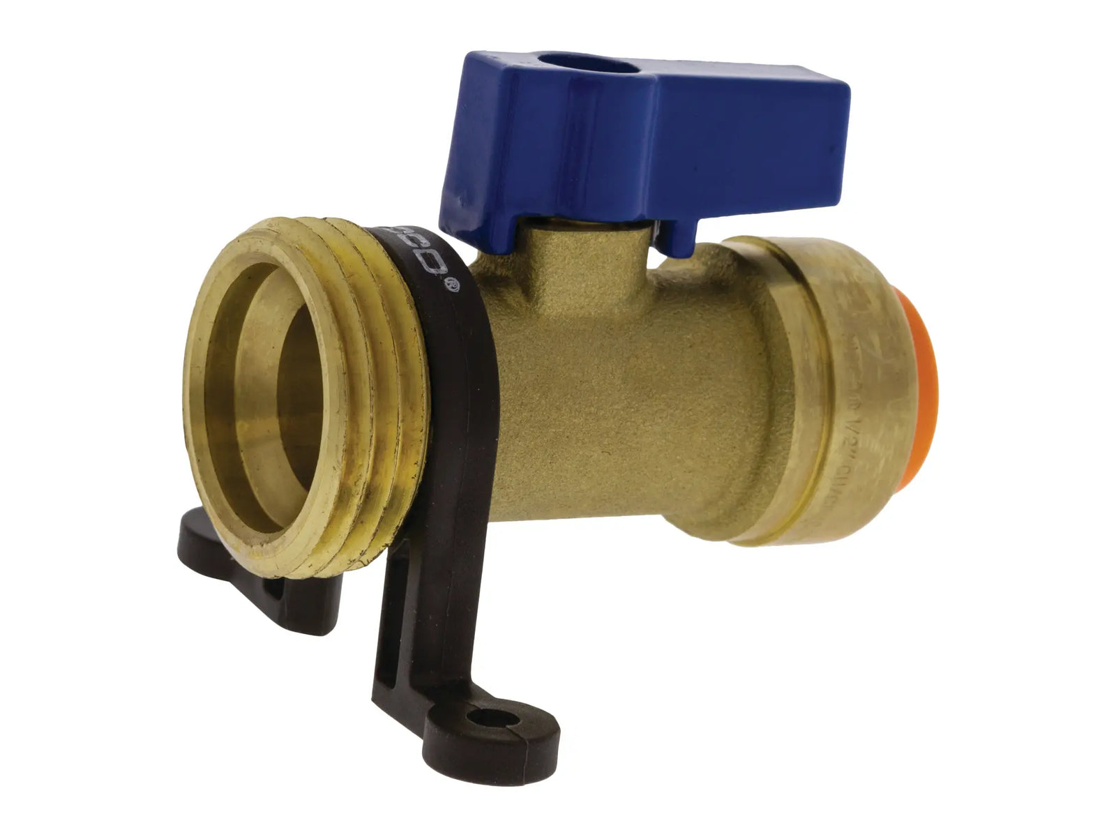 NIBCO NN998W8, 1/2in. x 3/4in. Washing Machine Ball Valve Lead Free, PUSH x Male Garden Hose Threads