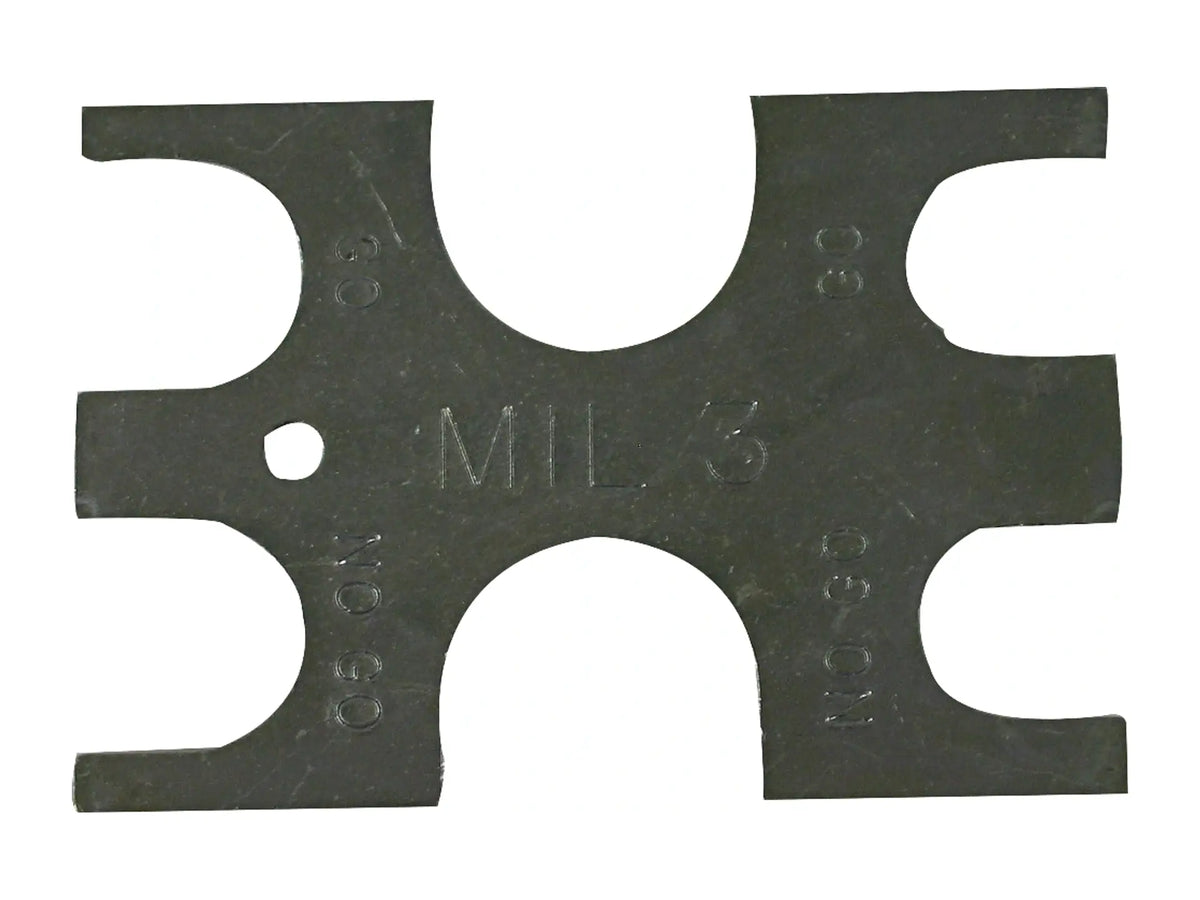 NIBCO PX01384, 3/8 in.;1/2 in.;3/4 in.;1 in. Go-No-Go Gauge NP34GNG4IN1