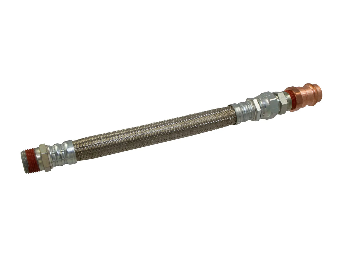 NIBCO RGC2009PC, 1-1/2 in. Stainless Steel Hose Assembly MPT x Press MTPC-1950