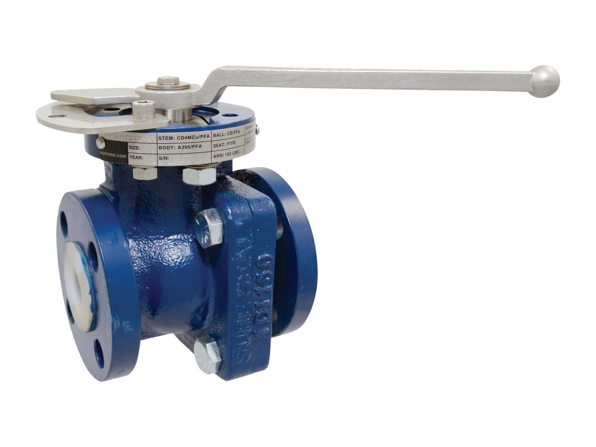 NIBCO SLBV3SPSP00, 3 in. 150 PFA Lined SS Ball Valve Assembly LBV-SPSP00