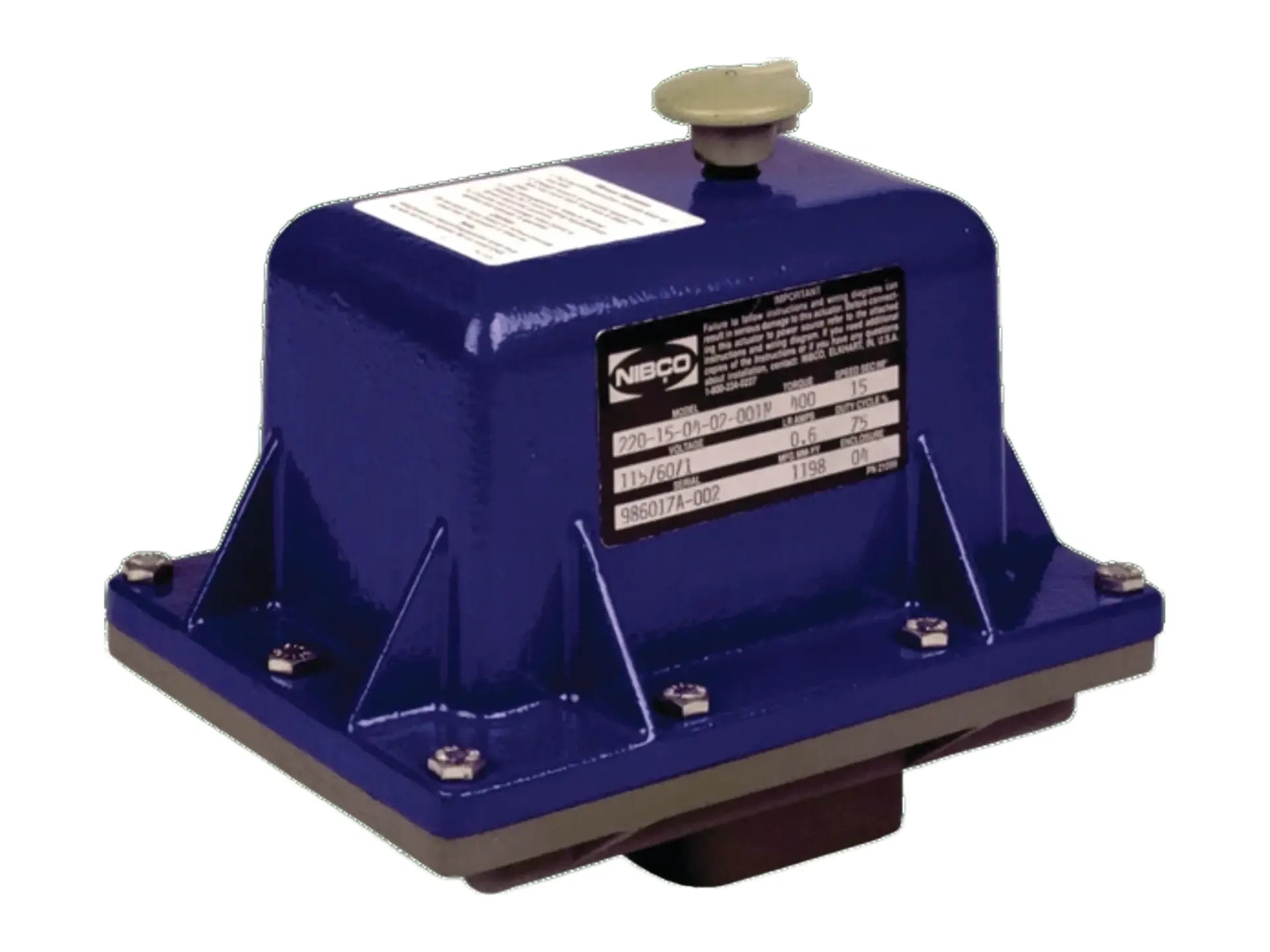 NIBCO T115761, NE300-15-7 115 VAC Electric Actuator