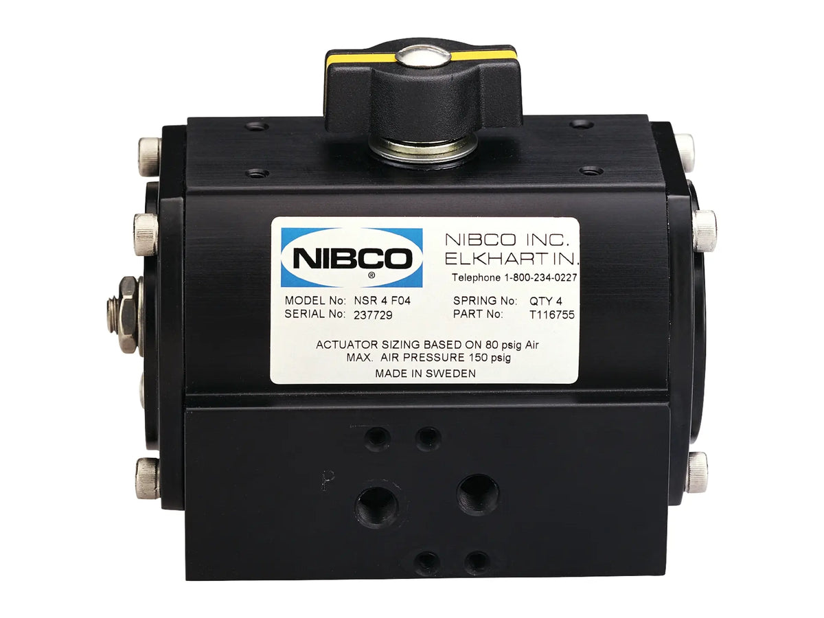 NIBCO T116755, Spring Return Pneumatic Actuator NSR4F04