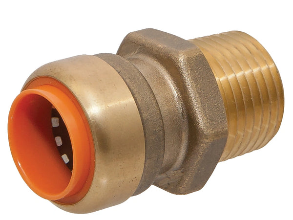 NIBCO B031550PW, 1 in. x 3/4 in. Adapter - Push x M P704R-LF