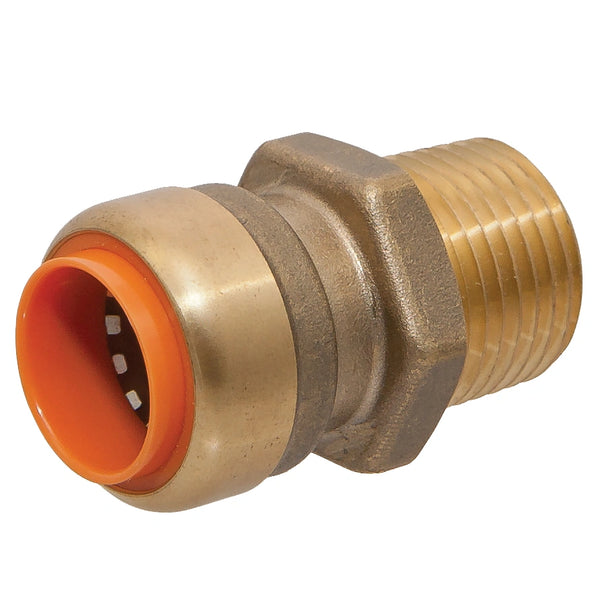 NIBCO B031550PW, 1 in. x 3/4 in. Adapter - Push x M P704R-LF