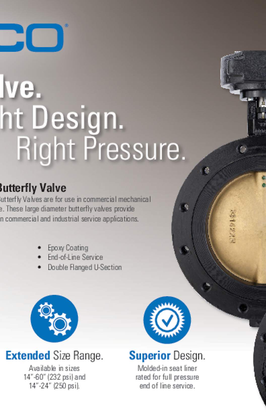 NIBCO Butterfly Valves LD-7000/3000 Series Comparison Sheet