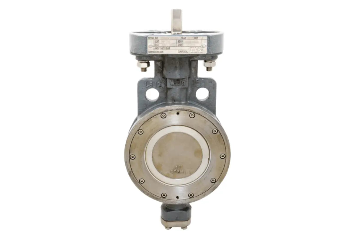 NIBCO S20-G1W-CSSU-B, 20" HP Butterfly Valve 150 Wafer WCB CF8M UHMW 17-4 Bare