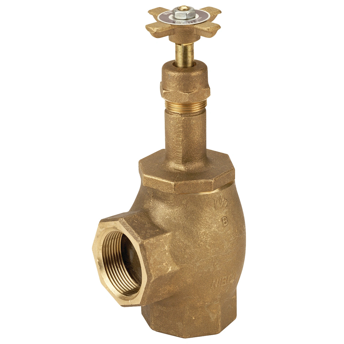 NIBCO NL4KD0E, 2-1/2 in. Angle Valve Bronze, Irrigation, Class 125 T311YK