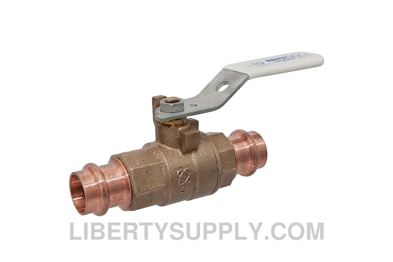 NIBCO 1/2" x 1/2" Press Lead-Free Bronze Ball Valve NFB840X6L