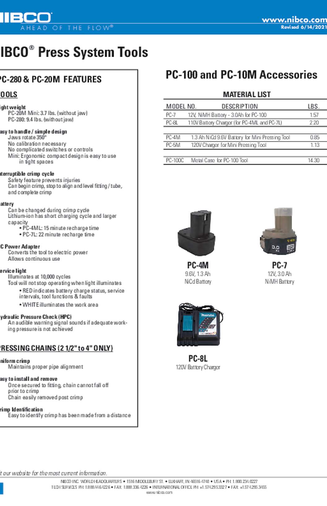 NIBCO Press System Tools