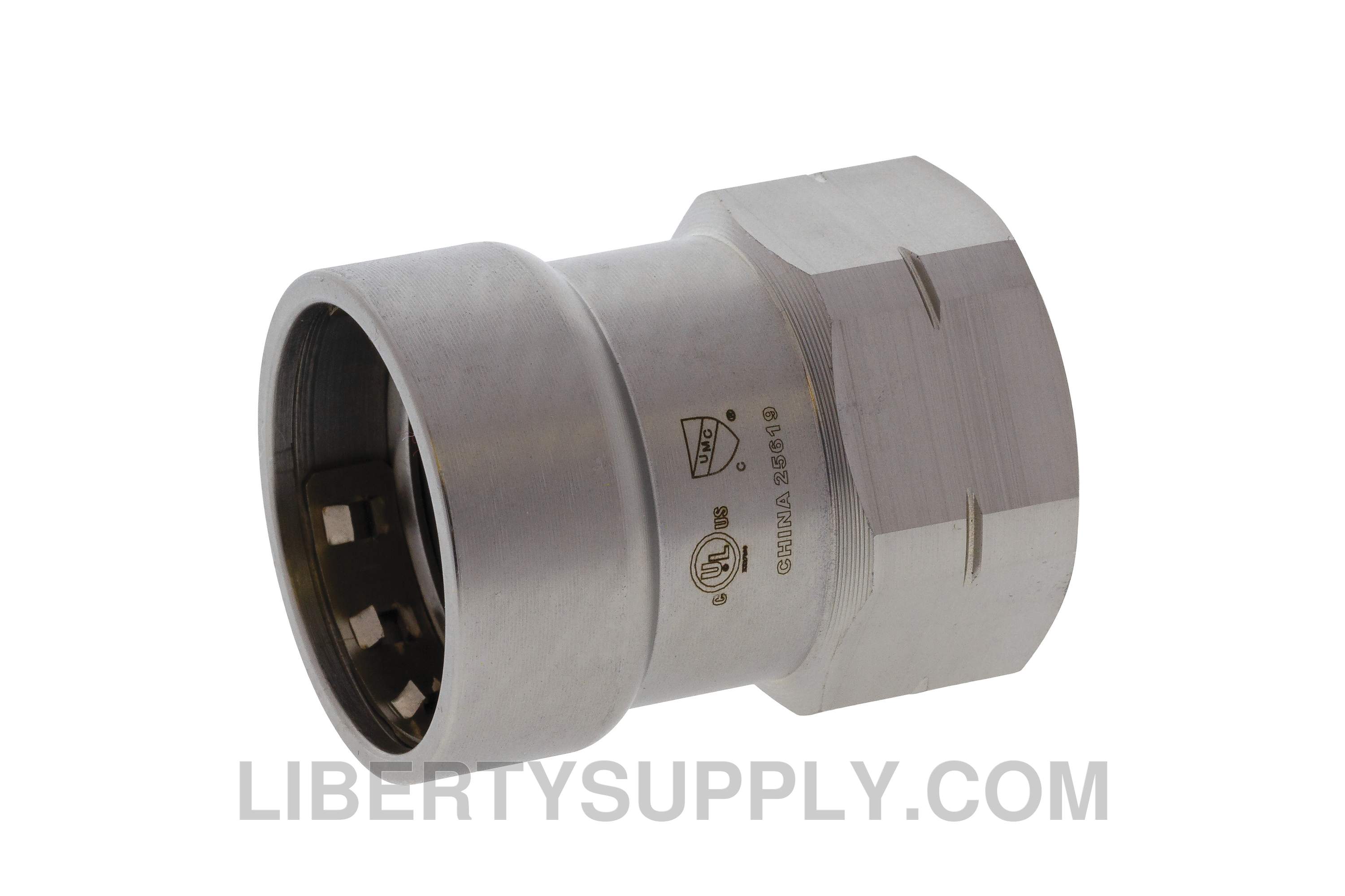NIBCO 1-1/2" x 3/4" Threaded Carbon Steel Adapter 2025906EPC