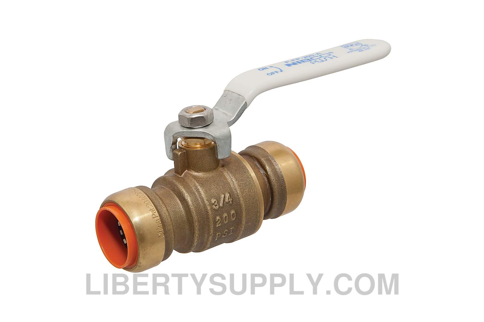 NIBCO PFP200A-LF 1" LF Brass Push Ball Valve NN998HAE