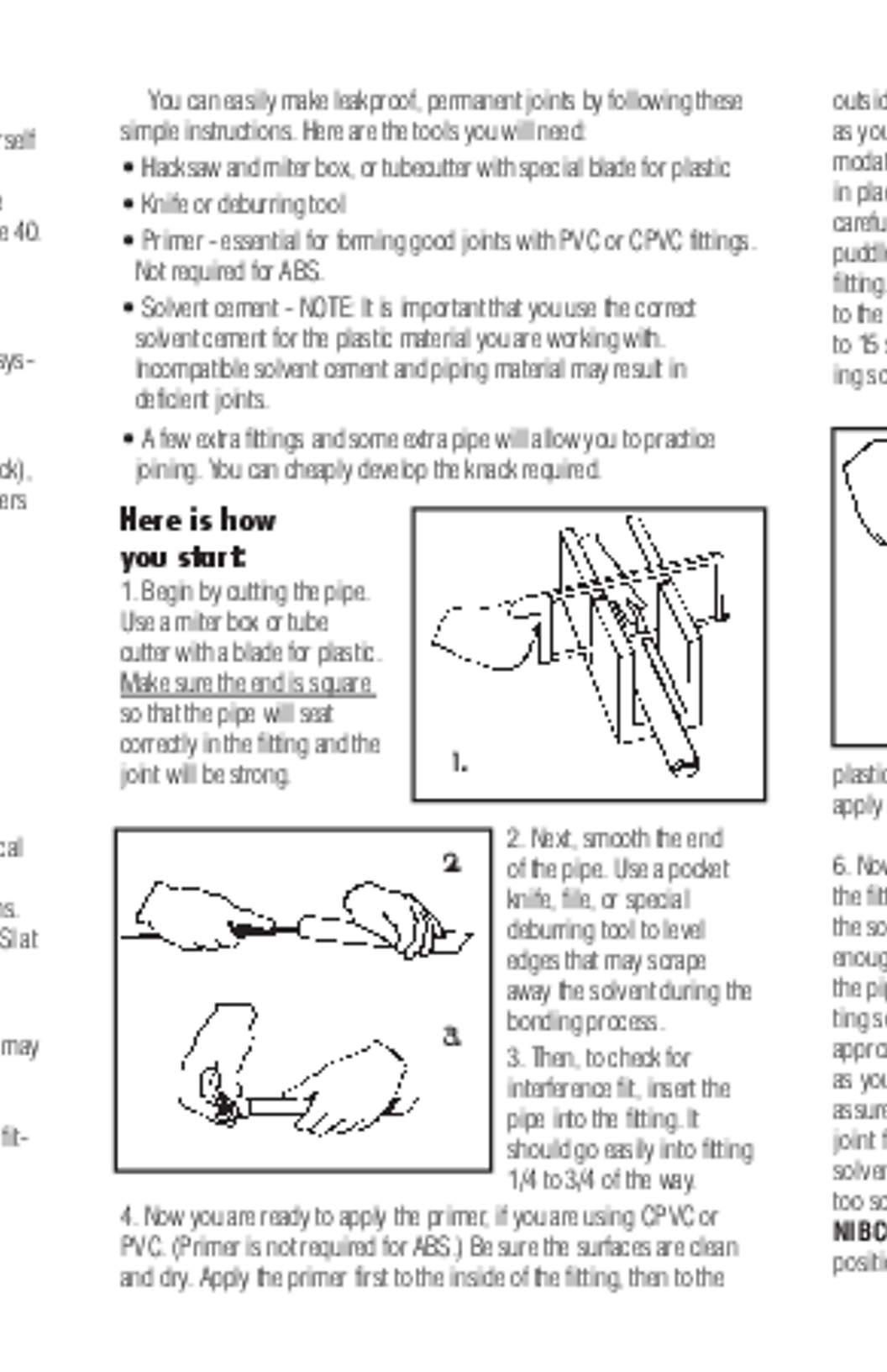 NIBCO Plastic How-To Brochure