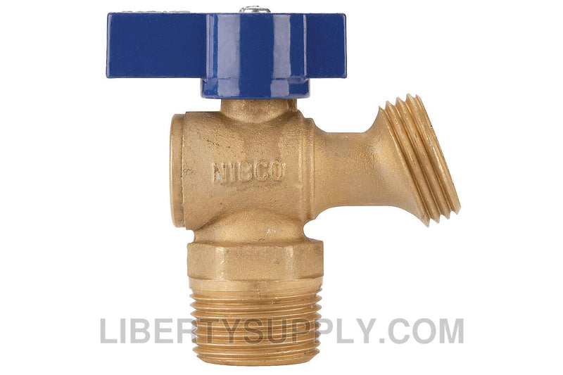 NIBCO QT74X 1/2" Brass Boiler Drain NB64MH6