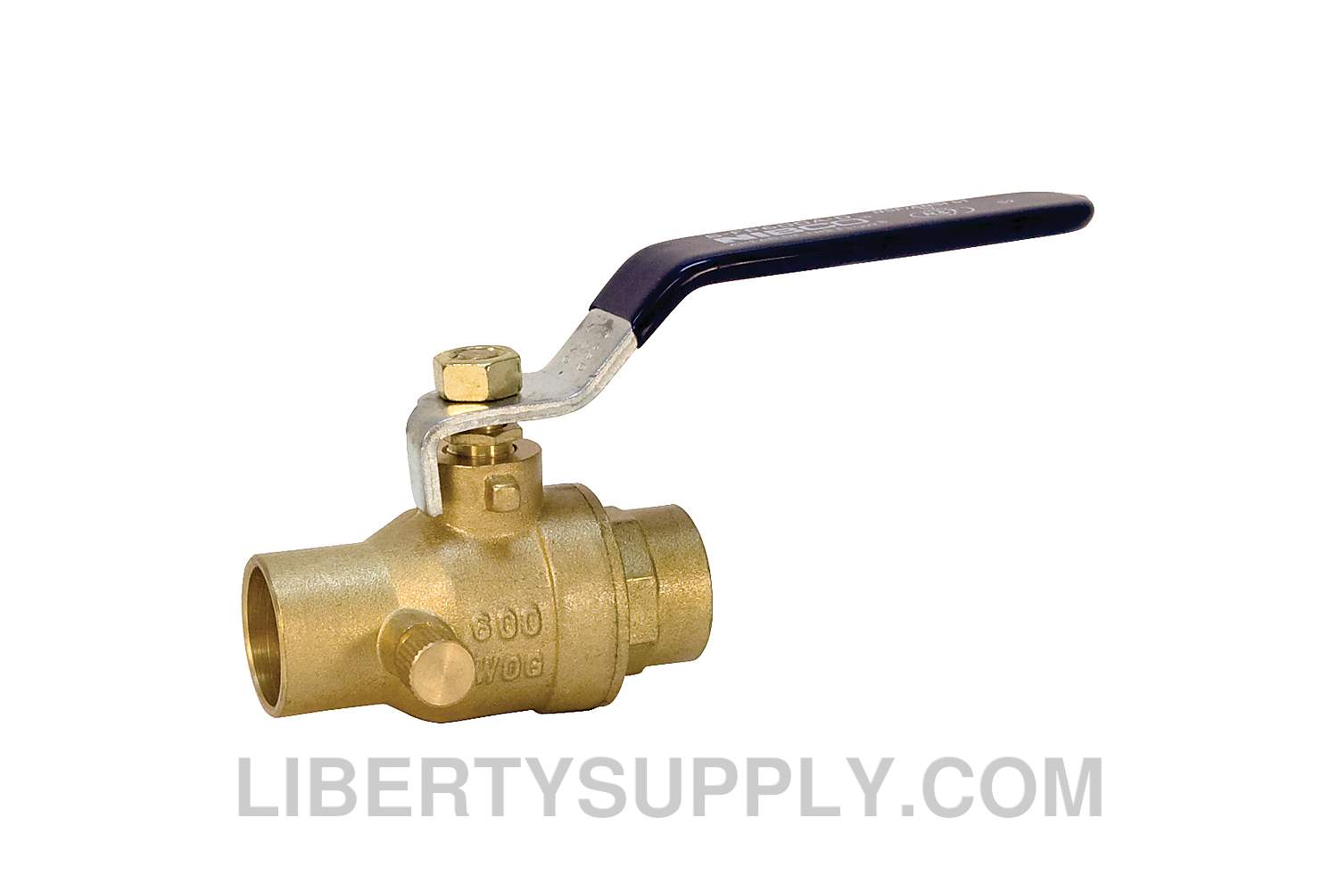 NIBCO S-FP-600-AD 3/4" Brass Brass Ball Valve NJ999H8