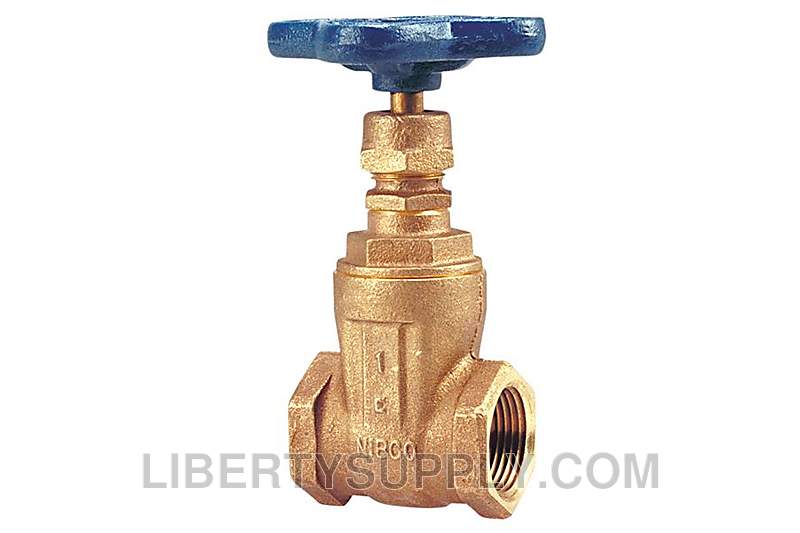 NIBCO T-113 2-1/2" Bronze Bronze Gate Valve NL0J00E