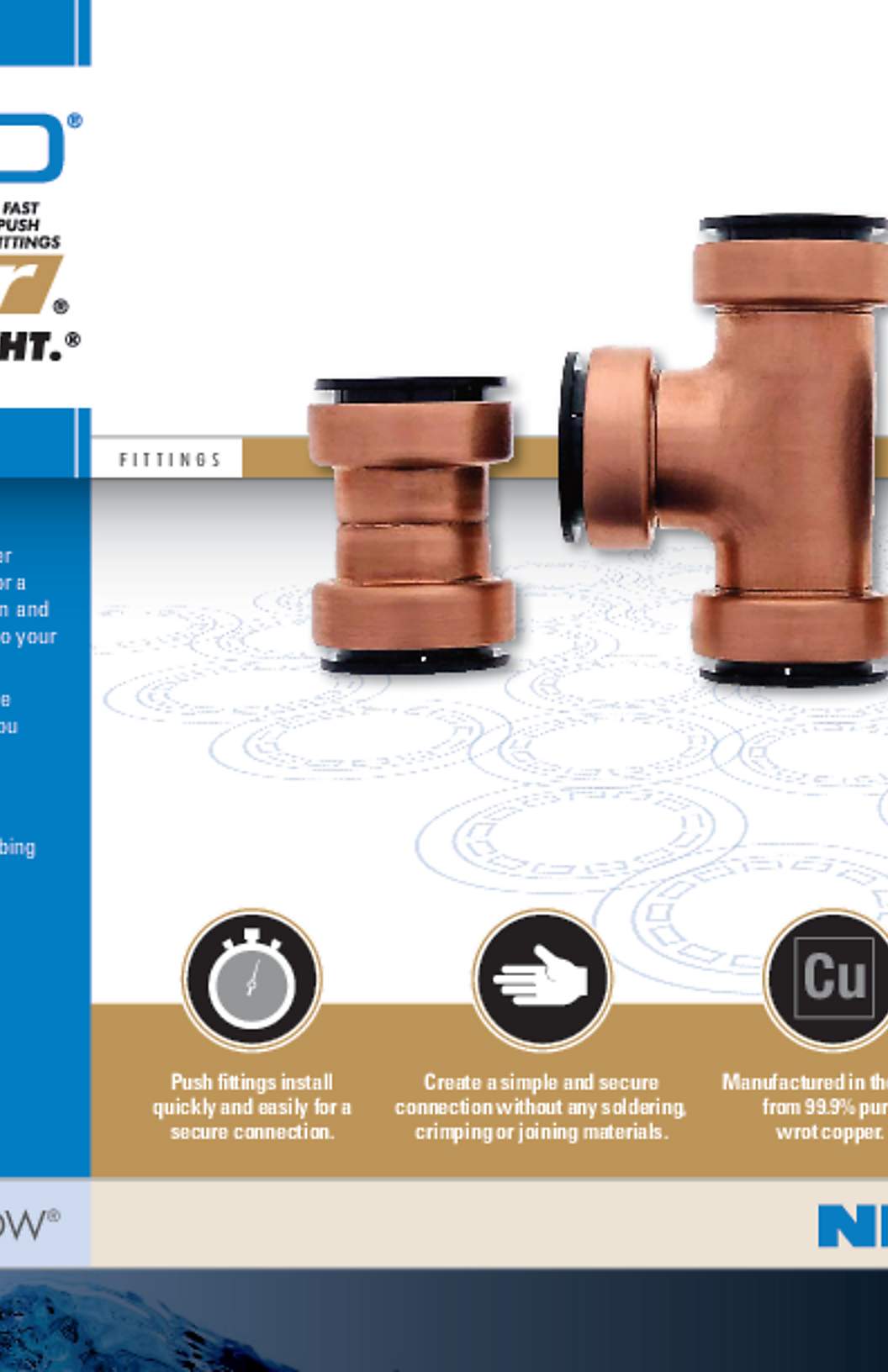 NIBCO Wrot Racer® Copper Push Fittings QRG