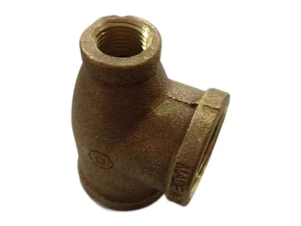 NTI 6000084468, Brass Tee 1 1/2 In x 1/2 In x 1 1/2 I