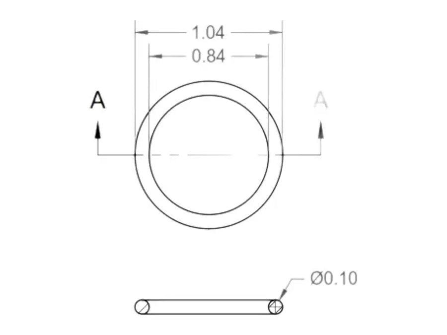 NTI 6000085112, O Ring For 1/2 Inch Flange Vmax Tf