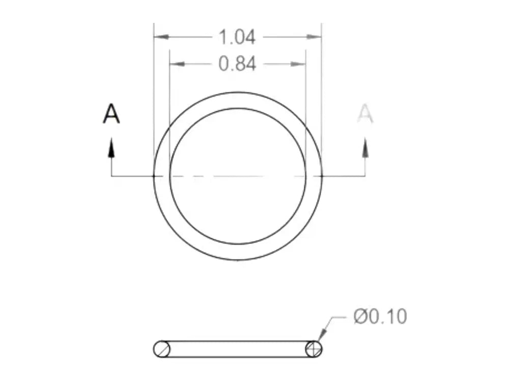 NTI 6000085112, O Ring For 1/2 Inch Flange Vmax Tf