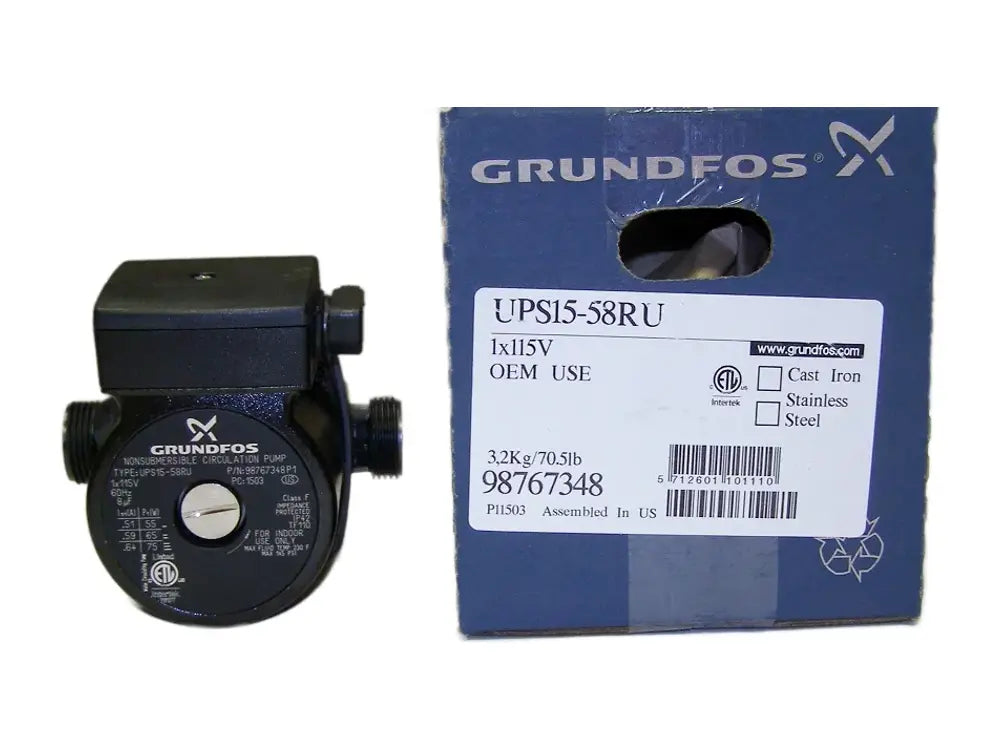 NTI 6000085114, Circulator Pump UPS15 58 RU