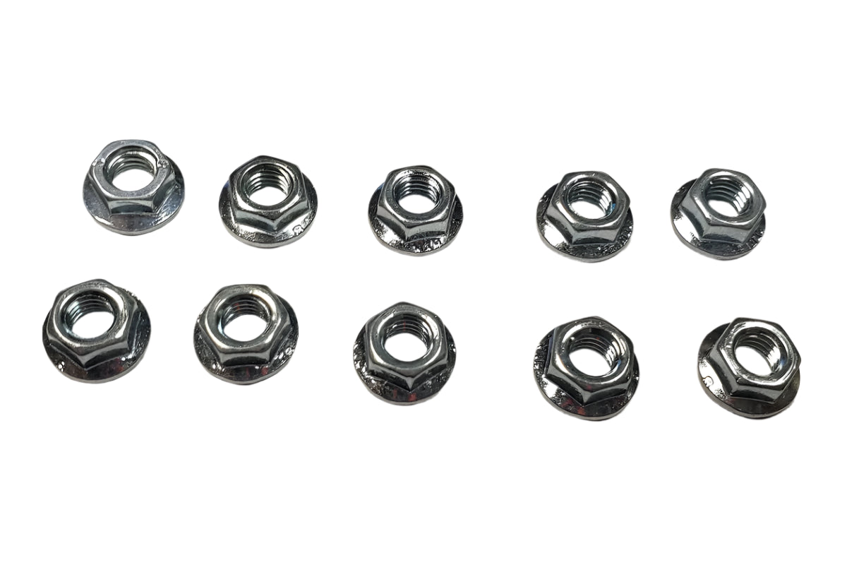 NTI 64980241, Nut Serrated Flange M5 Size 08