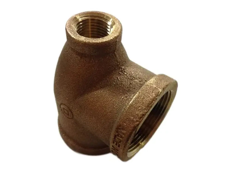 NTI 64980496, Brass Tee 1 1/4 X 1/2 X 1 1/4