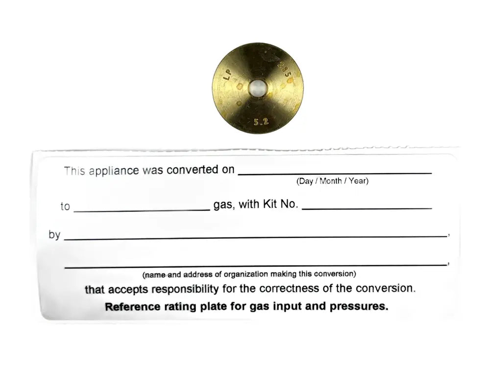 NTI 64980652, Lp Conversion Kit