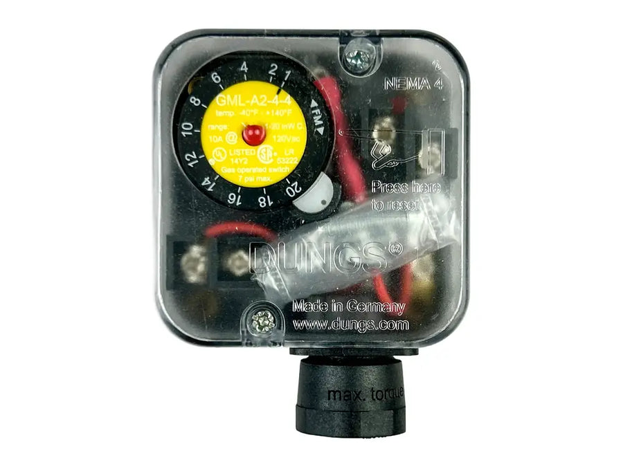 NTI 64980745, Gas Pressure Switch Low
