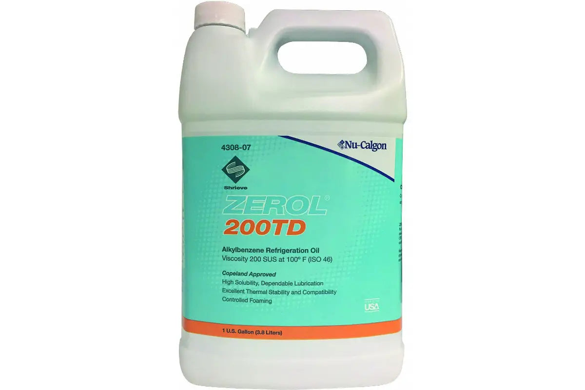 Nu-Calgon 4308-07, Zerol 200TD Alkylbenzene Refrigeration Oil