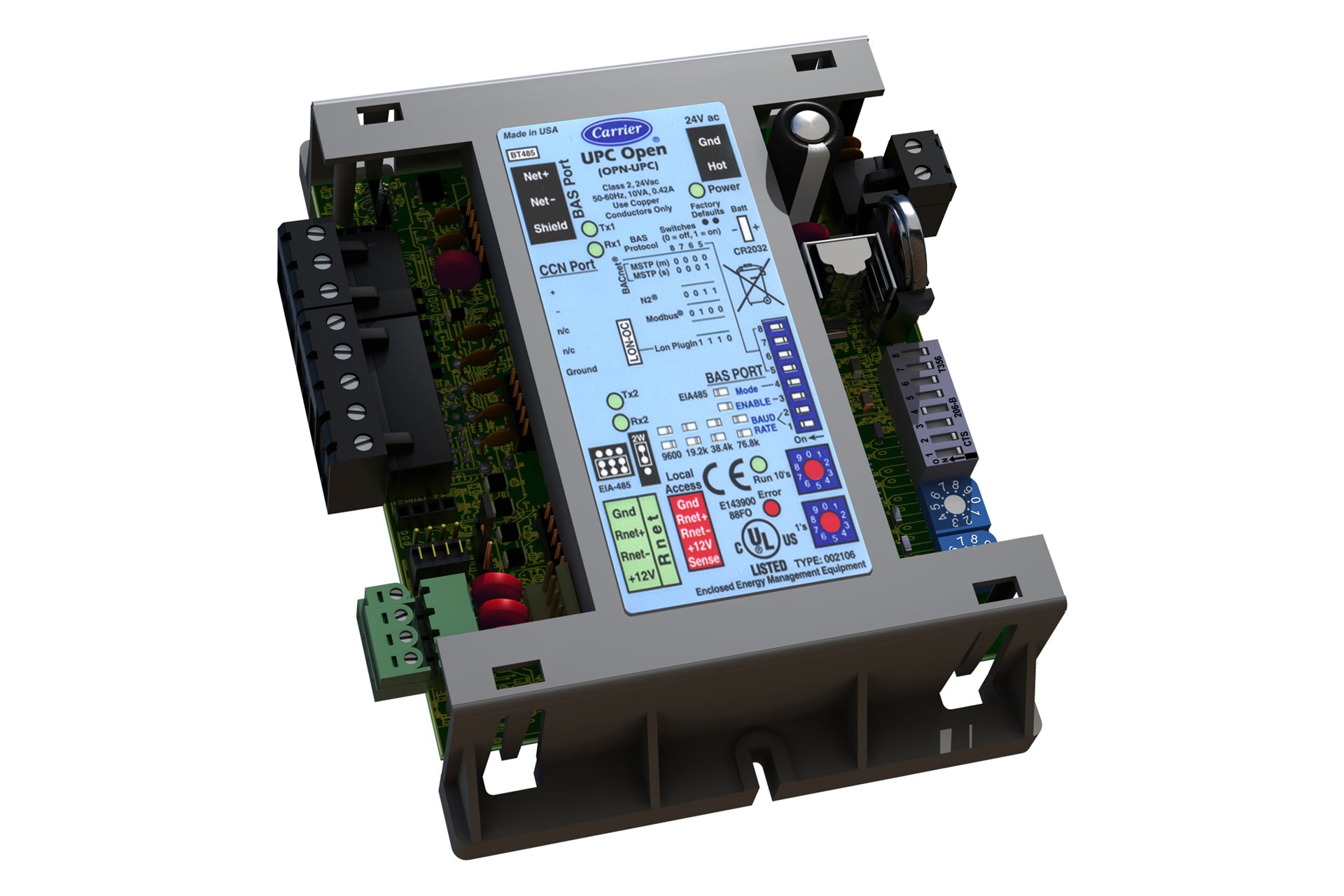 Carrier OPN-UPC BACnet Comm Card
