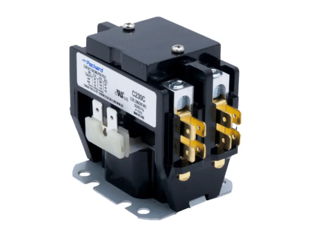 Packard C230C, 208/230V 2-Pole 30 AMP Contactor