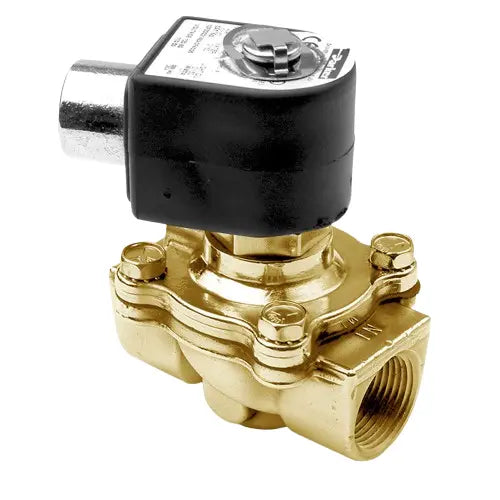 Parker 12F22C2148AAF4C05, 3/4" NC Solenoid Valve, 120V, Oil and Air Compatible