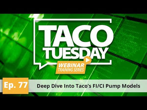 Taco SCI Series Close-Coupled End Suction Pump, ODP Motor, 40HP, 1750RPM, 200-230V, VFD Included