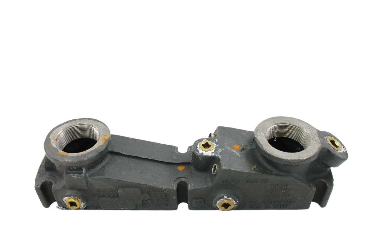 Raypak 002219F Cast Iron Inlet/Outlet Header for HVAC Systems