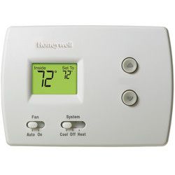 Resideo TH3110D1008, 1 Heat/1 Cool Non-Programmable White Pro 3000 Horizontal