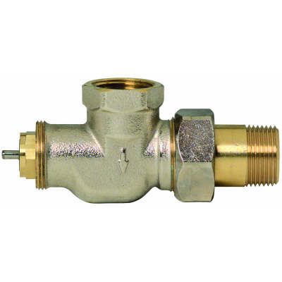 Resideo V2040ASL20 3/4" NPT Horizontal Angle Radiator Valve