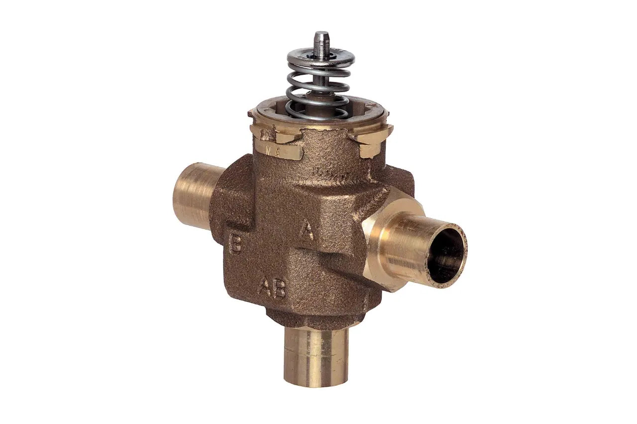 Resideo VCZMA6532, 1/2" Sweat Connection, 3-Way Equal Percentage Cartridge Valve