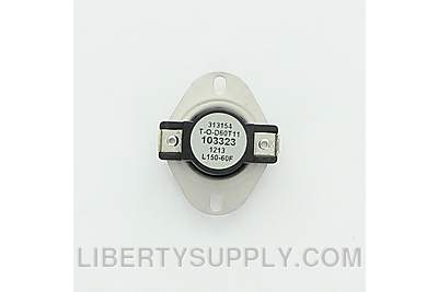 Reznor 103323, Auto Limit Switch 90-150F Temperature Range