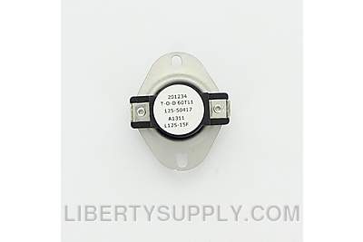 Reznor 50417 L125-15F Limit Switch HVAC Component