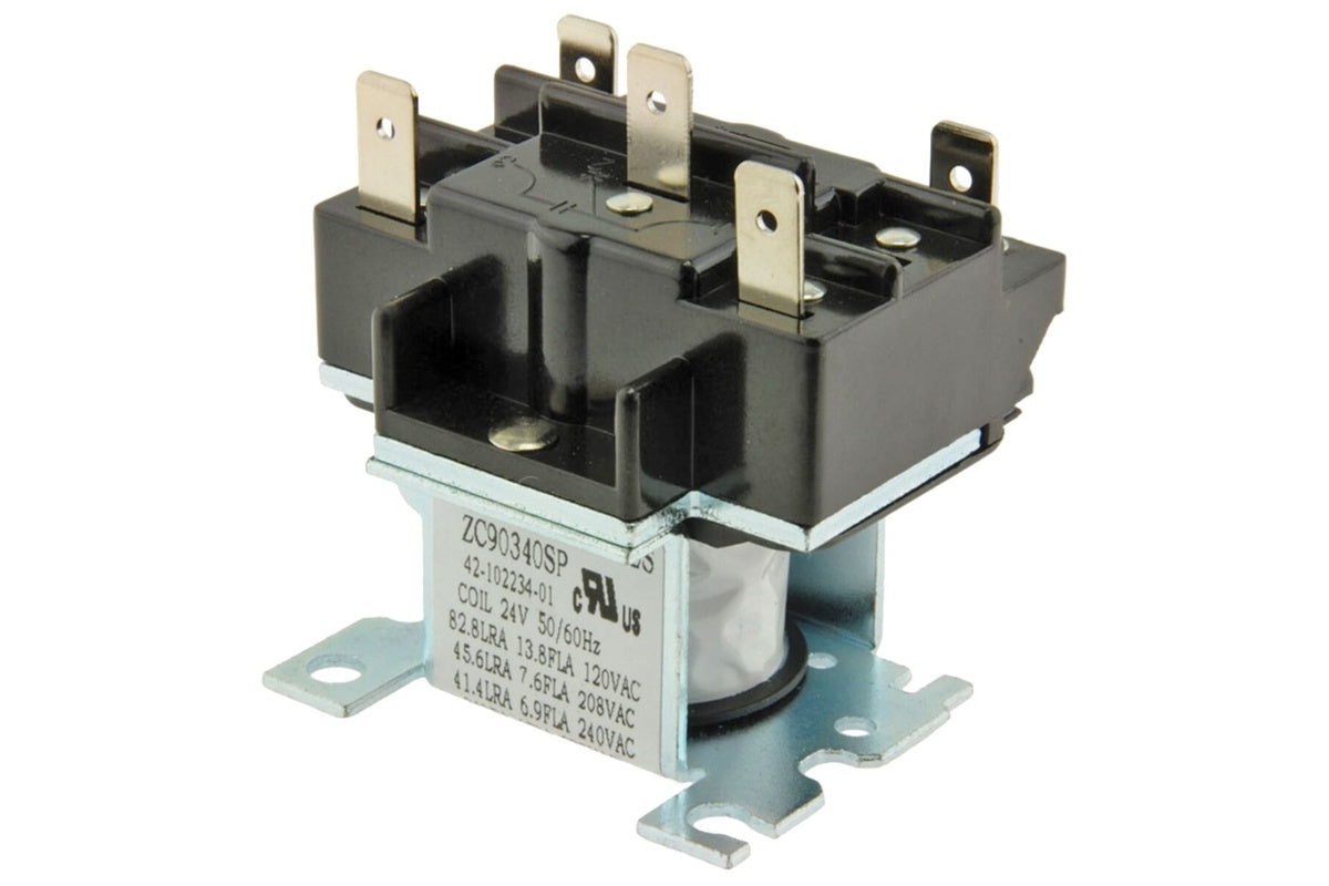 Rheem 42-102234-01, Single Pole Double Throw Relay, 24V NO/NC