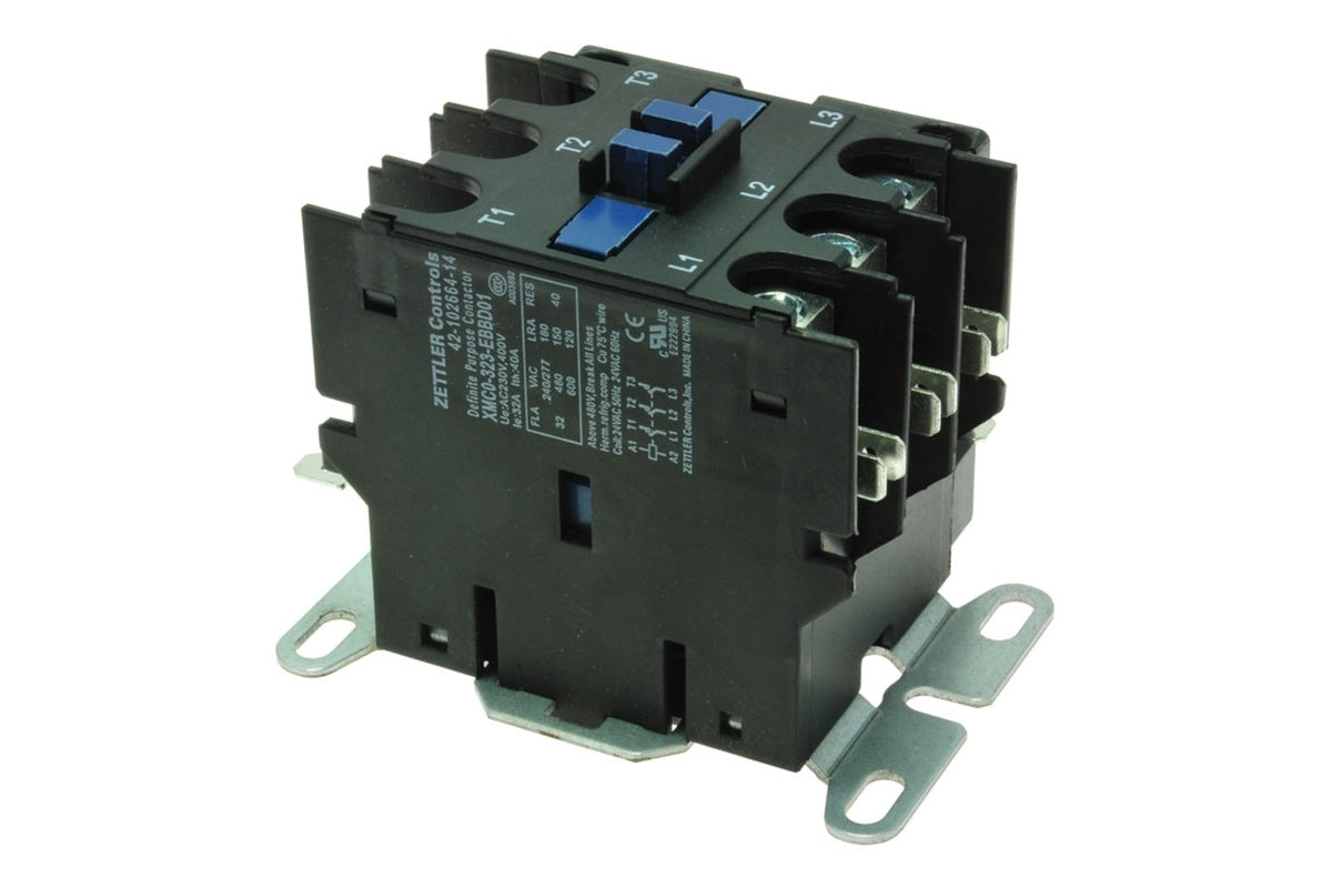 Rheem 42-102664-14, 24V, 30A, Three Phase Contactor with Auxiliary