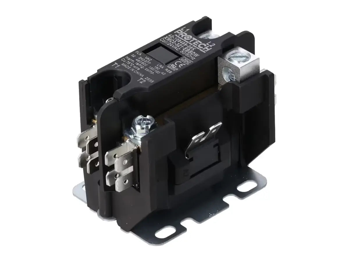 Rheem 42-109499-06K, 24 V, 30 A, 1 Pole Contactor